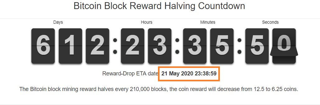 Bitcoin block reward half the crypto revolt