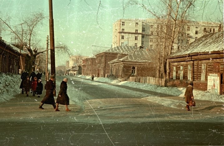 Утро в Москве 50е годы