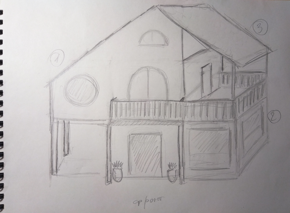 Рисунок дом мечты 7 класс изо. Дом рисунок. Домик карандашом. Рисунки домов и коттеджей. Красивый дом рисунок.