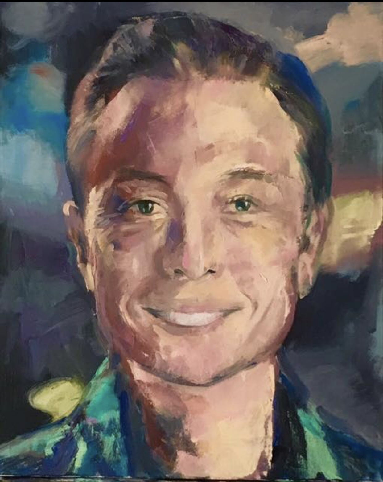 Портрет 2016. Elon Musk портрет. Elon Musk Art. Elon Musk Painting. Картина Маск портрет.