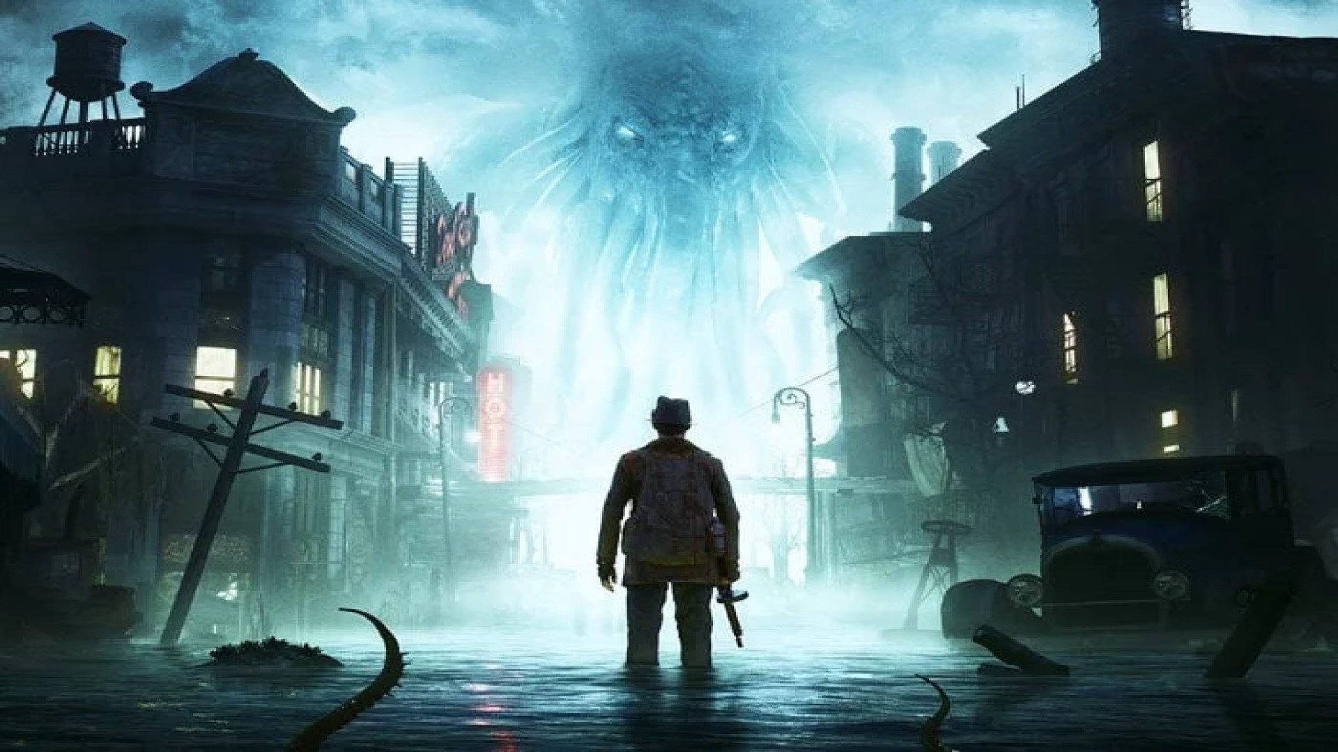 The sinking city. Окмонт город Лавкрафт. Чарльз Рид Лавкрафт. The Sinking City - Deluxe Edition.