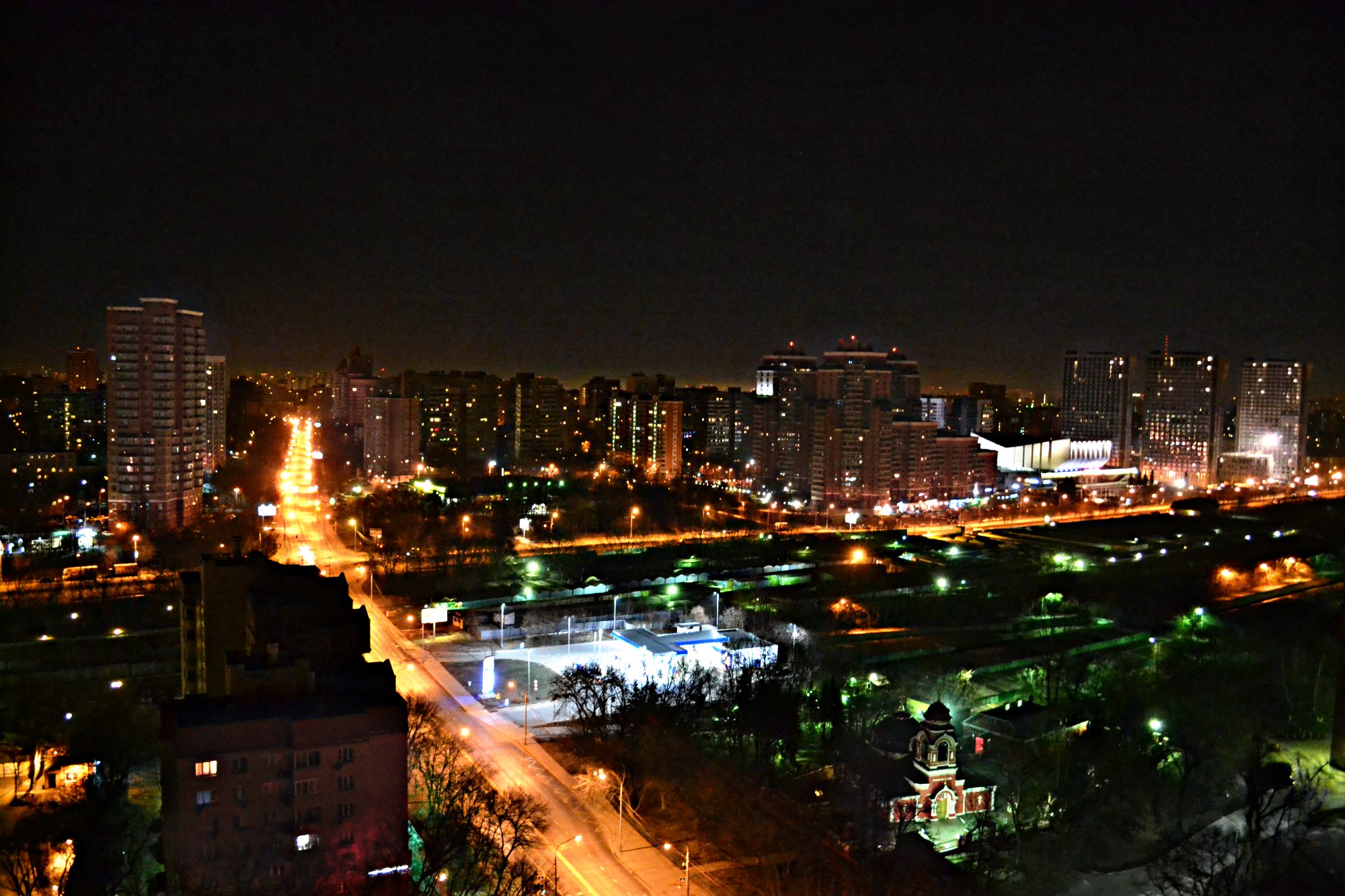 Вечерние огни Ставрополь
