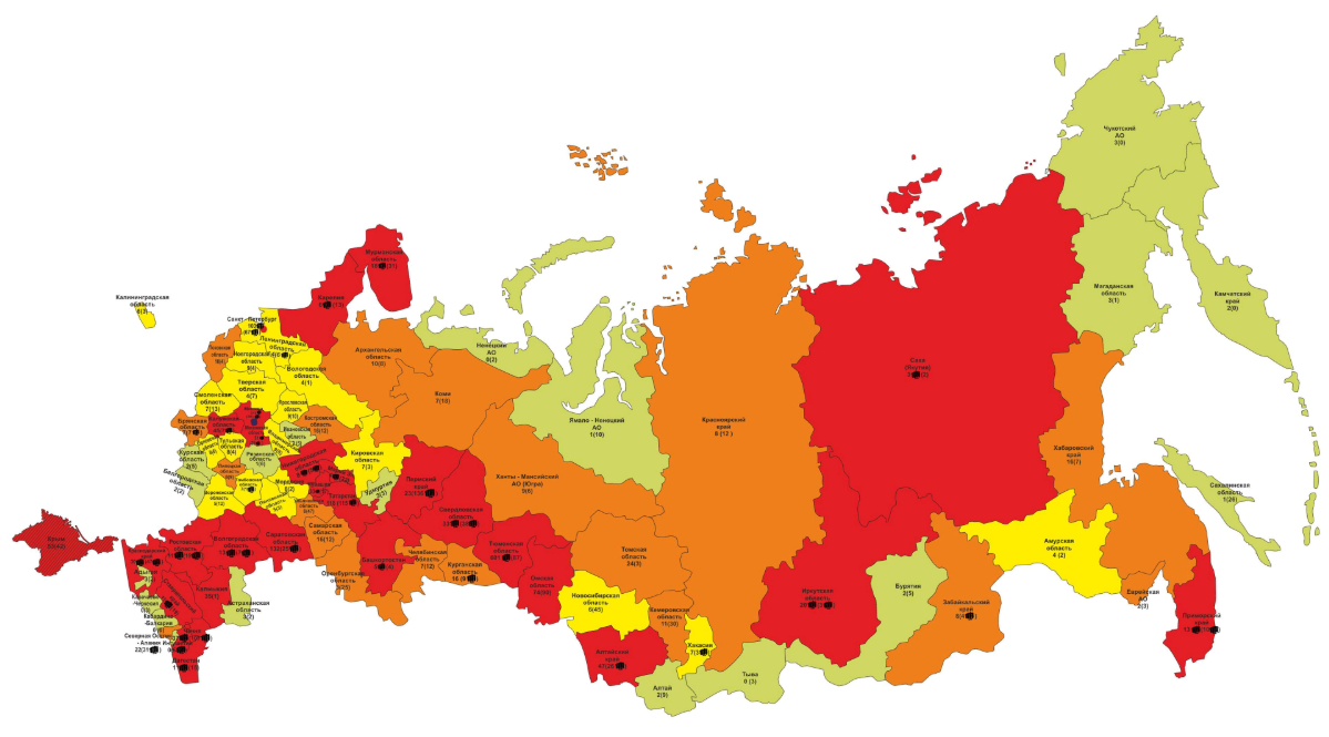Рейтинг свободы интернета. Карта России. Карта 2017 года. Карта России 2017 года.